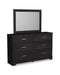 Belachime Dresser and Mirror - U&U Home Budget Furniture (Carteret, NJ)