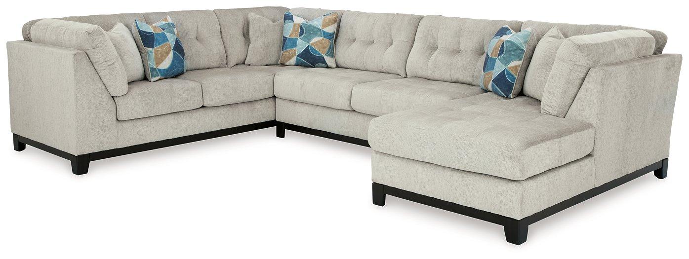 Maxon Place Sectional with Chaise - U&U Home Budget Furniture (Carteret, NJ)