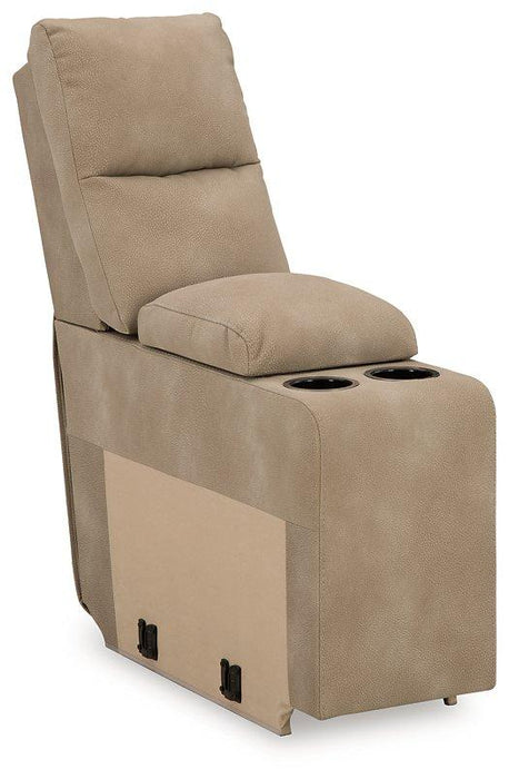 Next-Gen DuraPella Power Reclining Sectional Loveseat with Console - U&U Home Budget Furniture (Carteret, NJ)