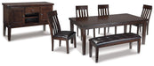 Haddigan Dining Set - U&U Home Budget Furniture (Carteret, NJ)