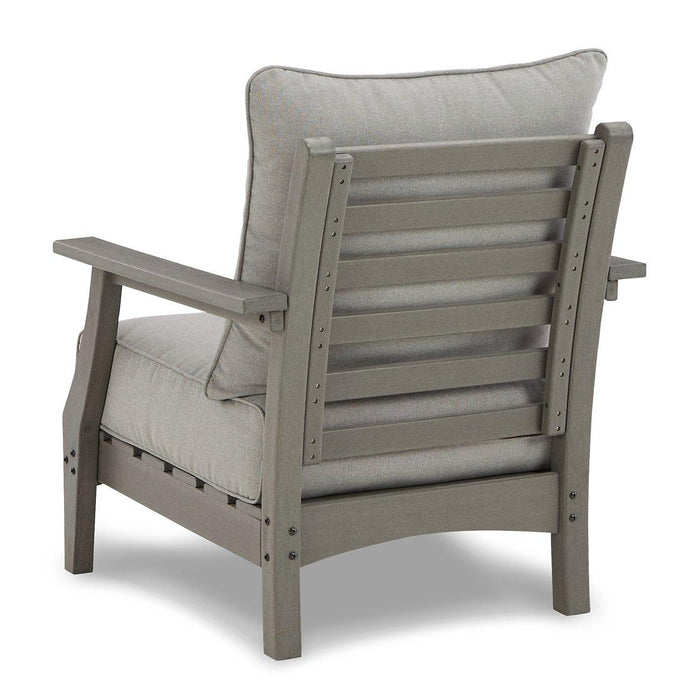 Visola Outdoor Sofa and Loveseat Set - U&U Home Budget Furniture (Carteret, NJ)