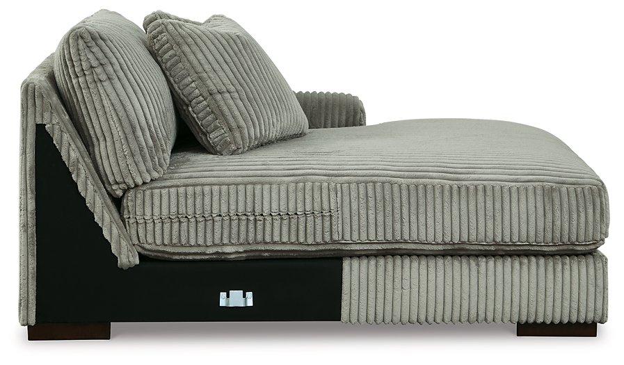 Lindyn Sectional with Double Chaise - U&U Home Budget Furniture (Carteret, NJ)