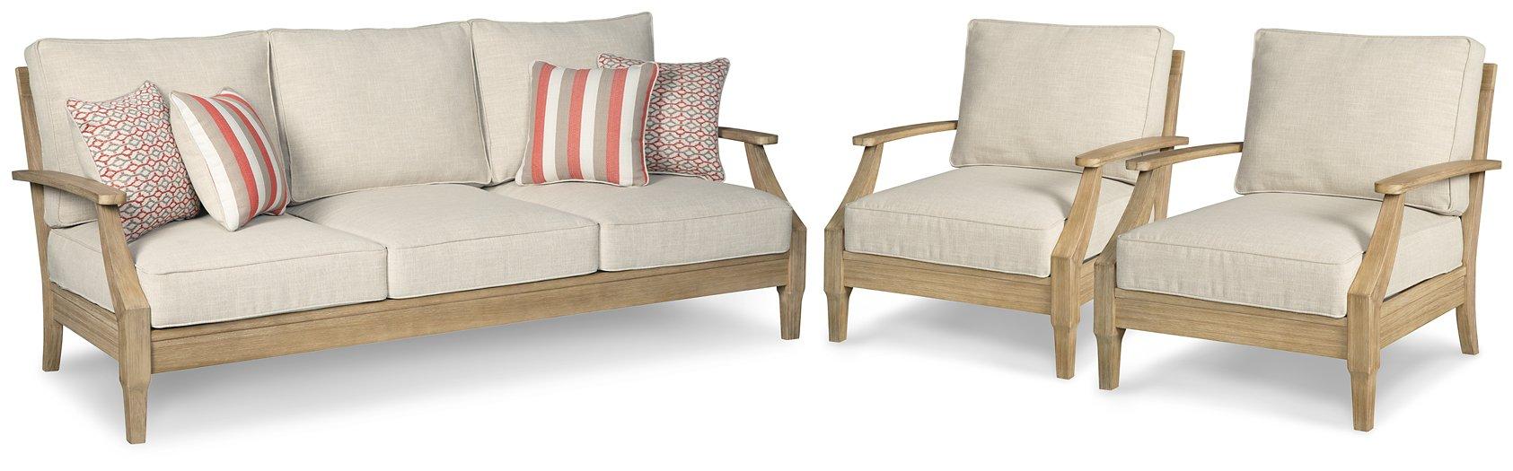 Clare View Outdoor Seating Set - U&U Home Budget Furniture (Carteret, NJ)