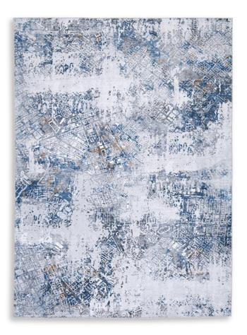 Garyard 5' x 7' Washable Rug - U&U Home Budget Furniture (Carteret, NJ)