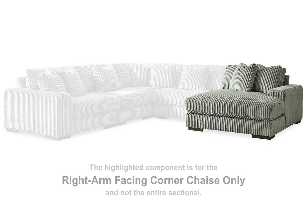 Lindyn Sectional with Double Chaise - U&U Home Budget Furniture (Carteret, NJ)