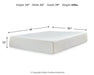 Chime 12 Inch Memory Foam Mattress in a Box - U&U Home Budget Furniture (Carteret, NJ)