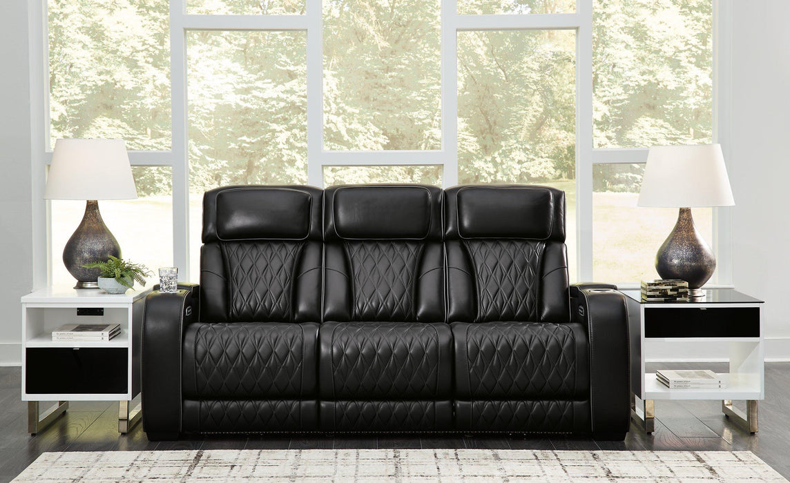Boyington Power Reclining Sofa - U&U Home Budget Furniture (Carteret, NJ)