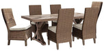 Beachcroft Outdoor Dining Set - U&U Home Budget Furniture (Carteret, NJ)