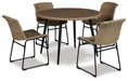 Amaris Outdoor Dining Set - U&U Home Budget Furniture (Carteret, NJ)