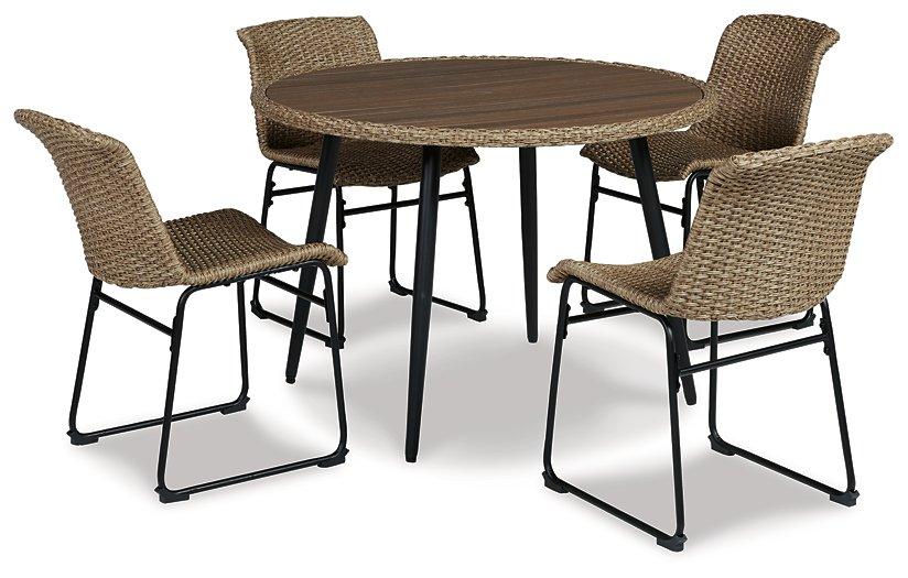 Amaris Outdoor Dining Set - U&U Home Budget Furniture (Carteret, NJ)