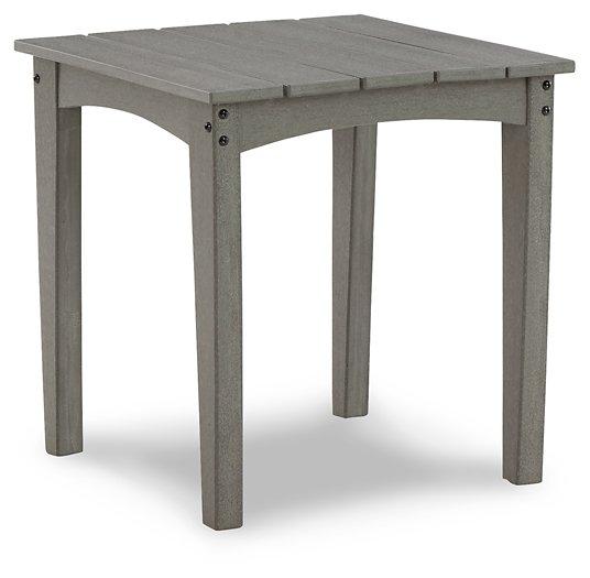 Visola Outdoor Adirondack Chair Set with End Table - U&U Home Budget Furniture (Carteret, NJ)