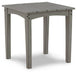 Visola Outdoor Adirondack Chair Set with End Table - U&U Home Budget Furniture (Carteret, NJ)