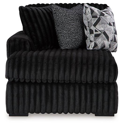 Midnight-Madness Super Chaise - U&U Home Budget Furniture (Carteret, NJ)