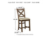 Moriville Counter Height Dining Set - U&U Home Budget Furniture (Carteret, NJ)
