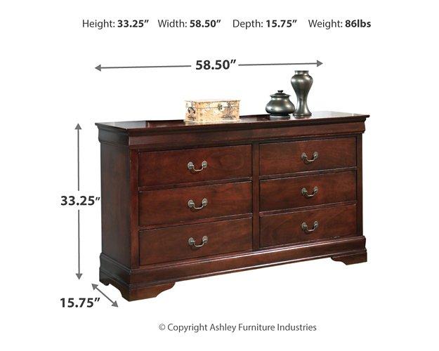 Alisdair Dresser and Mirror - U&U Home Budget Furniture (Carteret, NJ)