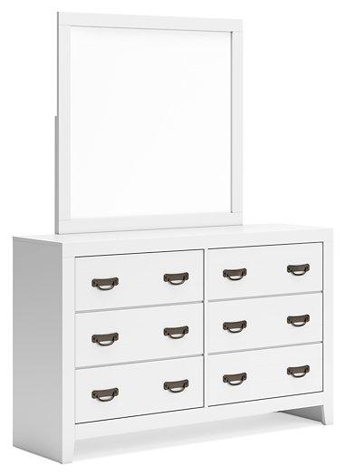 Binterglen Dresser and Mirror - U&U Home Budget Furniture (Carteret, NJ)