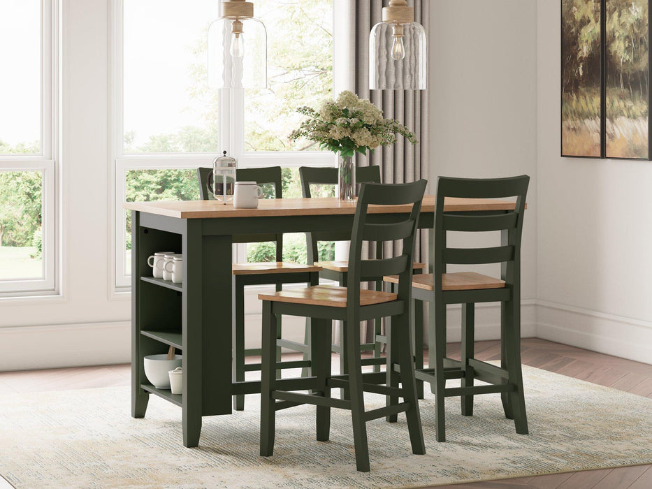 Gesthaven Counter Height Dining Table - U&U Home Budget Furniture (Carteret, NJ)