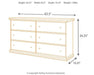 Maribel Dresser and Mirror - U&U Home Budget Furniture (Carteret, NJ)