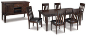 Haddigan Dining Set - U&U Home Budget Furniture (Carteret, NJ)
