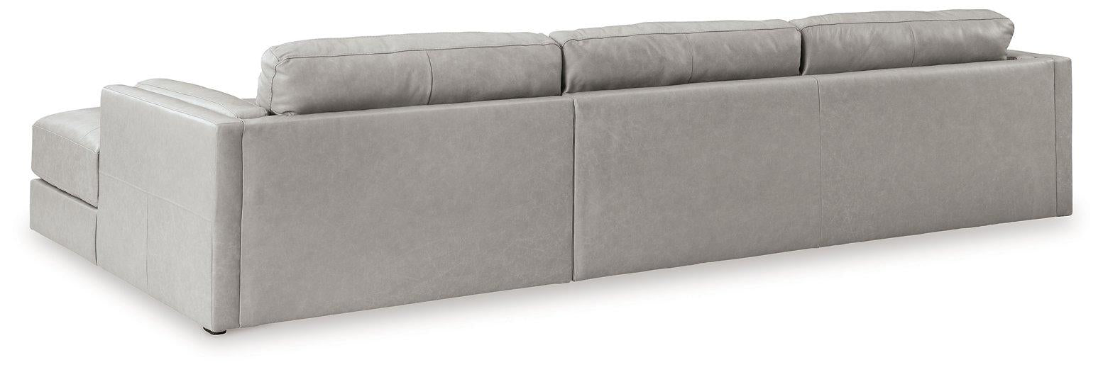 Amiata Sectional with Chaise - U&U Home Budget Furniture (Carteret, NJ)