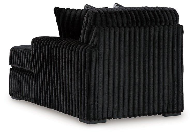 Midnight-Madness Super Chaise - U&U Home Budget Furniture (Carteret, NJ)