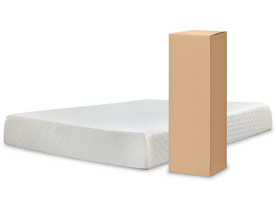 10 Inch Chime Memory Foam Mattress Set - U&U Home Budget Furniture (Carteret, NJ)