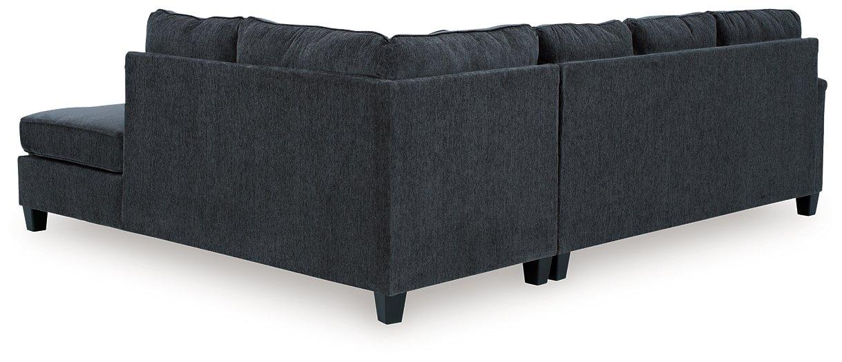 Abinger 2-Piece Sectional with Chaise - U&U Home Budget Furniture (Carteret, NJ)