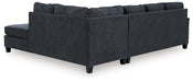 Abinger 2-Piece Sectional with Chaise - U&U Home Budget Furniture (Carteret, NJ)