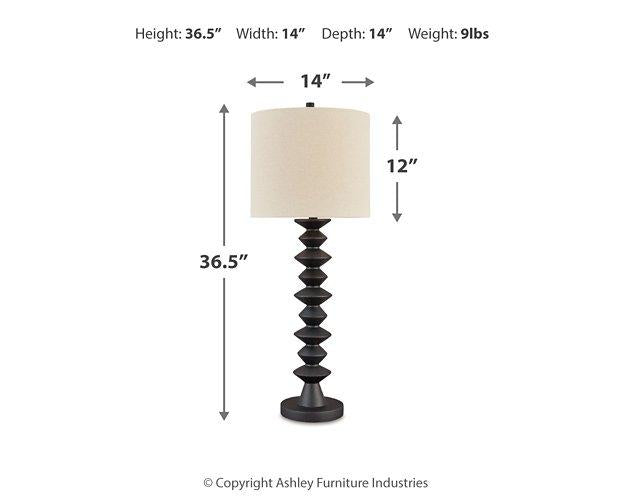Luanndon Lamp Set - U&U Home Budget Furniture (Carteret, NJ)