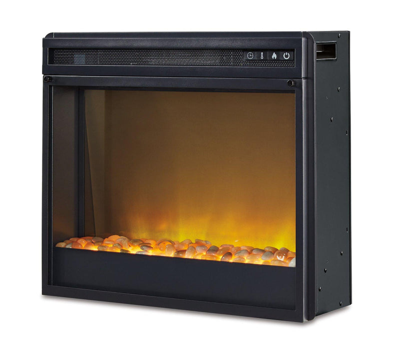 Wildenauer 76" TV Stand with Electric Fireplace - U&U Home Budget Furniture (Carteret, NJ)