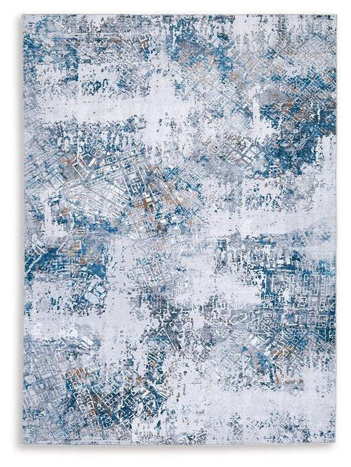 Garyard 5' x 7' Washable Rug - U&U Home Budget Furniture (Carteret, NJ)
