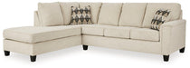 Abinger 2-Piece Sectional with Chaise - U&U Home Budget Furniture (Carteret, NJ)