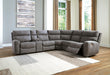 Next-Gen DuraPella Power Reclining Sectional - U&U Home Budget Furniture (Carteret, NJ)