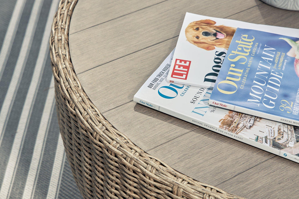 Danson Outdoor Occasional Table Set - U&U Home Budget Furniture (Carteret, NJ)