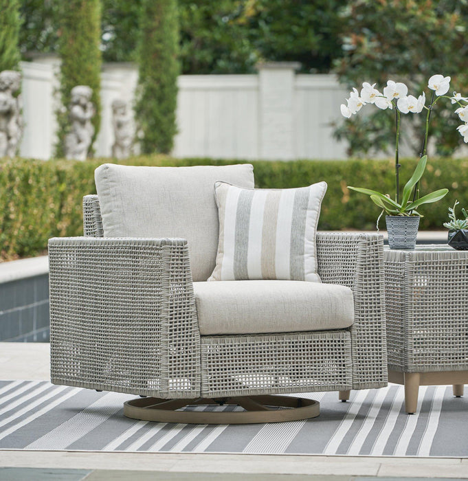 Seton Creek Outdoor Seating Set - U&U Home Budget Furniture (Carteret, NJ)