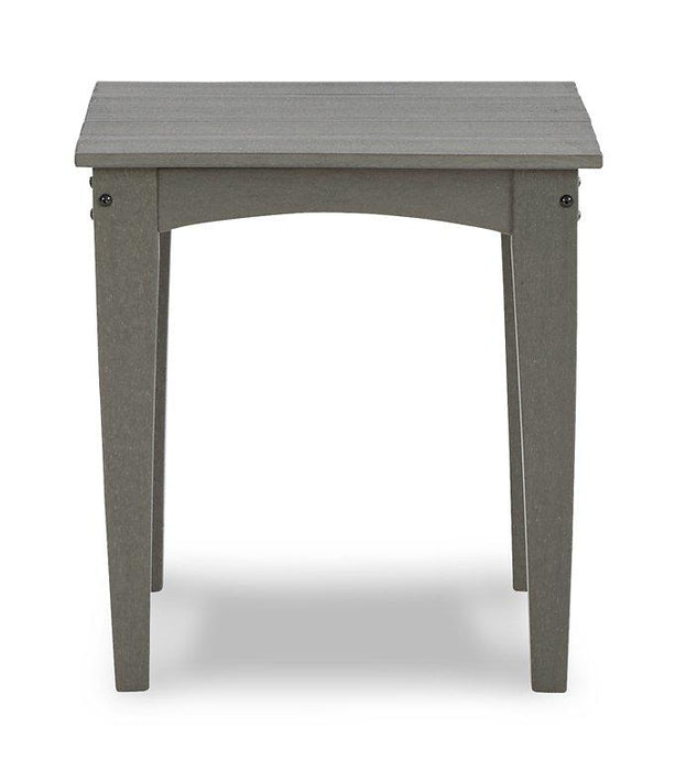 Visola Outdoor Adirondack Chair Set with End Table - U&U Home Budget Furniture (Carteret, NJ)