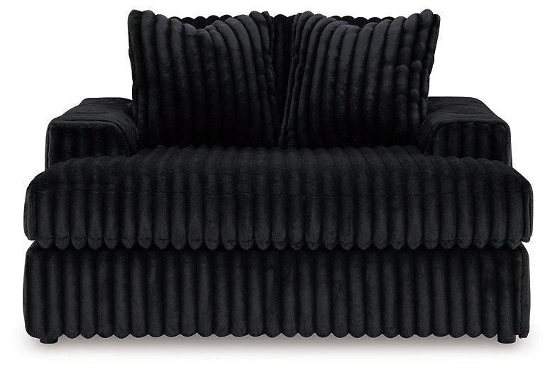 Midnight-Madness Oversized Chaise - U&U Home Budget Furniture (Carteret, NJ)