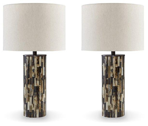 Ellford Lamp Set - U&U Home Budget Furniture (Carteret, NJ)