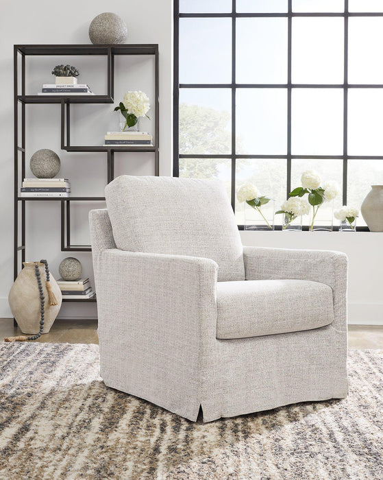Nenana Next-Gen Nuvella Swivel Glider Accent Chair - U&U Home Budget Furniture (Carteret, NJ)