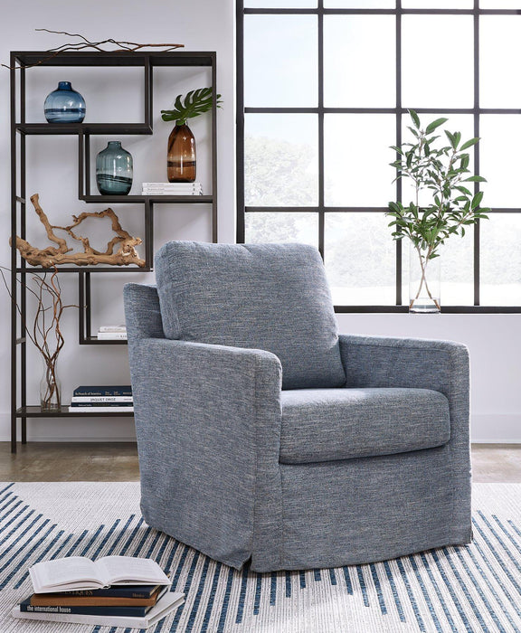Nenana Next-Gen Nuvella Swivel Glider Accent Chair - U&U Home Budget Furniture (Carteret, NJ)