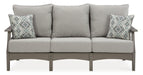 Visola Outdoor Sofa and Loveseat Set - U&U Home Budget Furniture (Carteret, NJ)