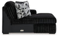Midnight-Madness Super Chaise - U&U Home Budget Furniture (Carteret, NJ)