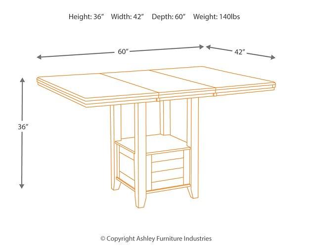 Haddigan Dining Room Set - U&U Home Budget Furniture (Carteret, NJ)