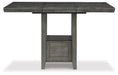 Hallanden Counter Height Dining Room Set - U&U Home Budget Furniture (Carteret, NJ)