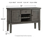 Hallanden Counter Height Dining Room Set - U&U Home Budget Furniture (Carteret, NJ)