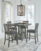 Hallanden Counter Height Dining Room Set - U&U Home Budget Furniture (Carteret, NJ)