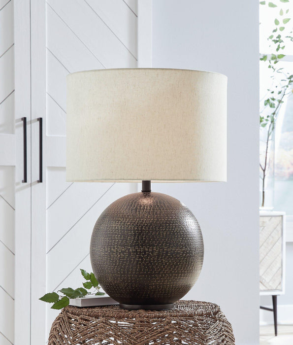 Hambell Lamp Set - U&U Home Budget Furniture (Carteret, NJ)