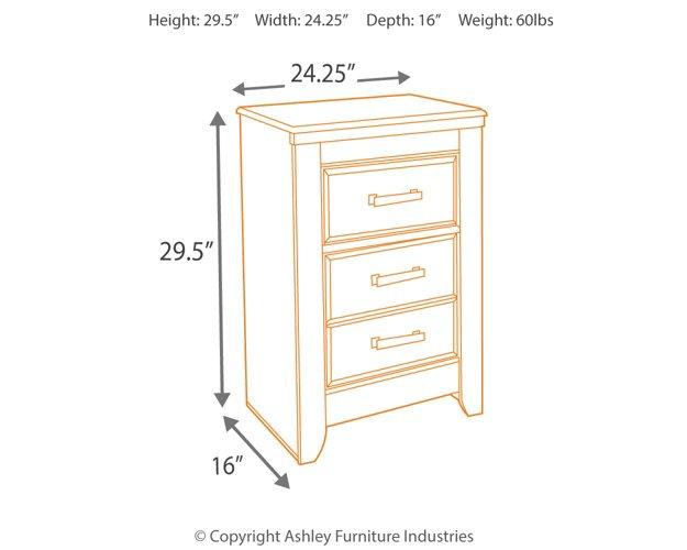Juararo Nightstand - U&U Home Budget Furniture (Carteret, NJ)