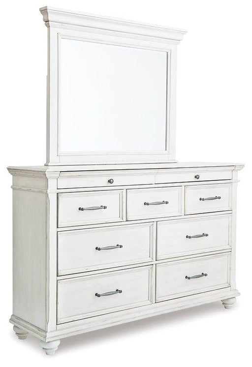 Kanwyn Dresser and Mirror - U&U Home Budget Furniture (Carteret, NJ)