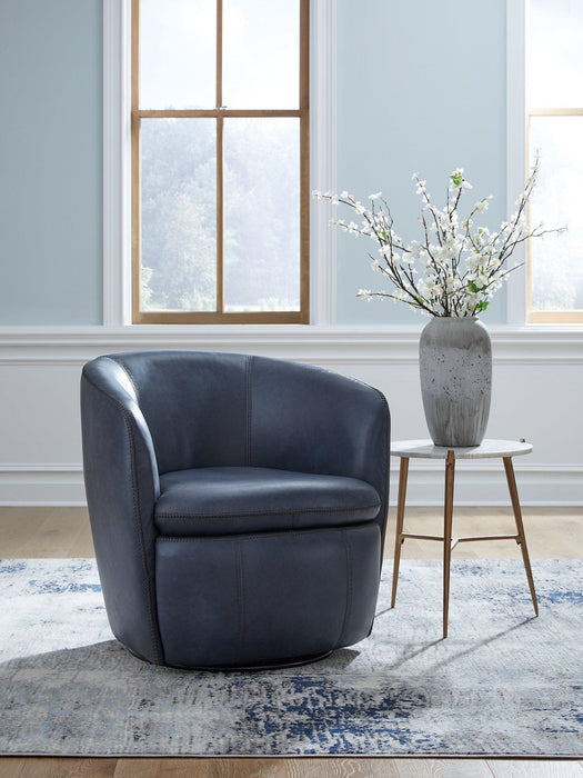 Kierreys Swivel Accent Chair - U&U Home Budget Furniture (Carteret, NJ)